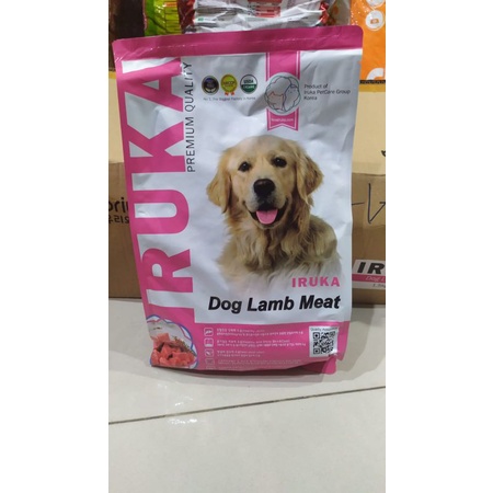 IRUKA DOG FOOD LAMB MEAT GRAIN FREE 1.5KG MAKANAN ANJING