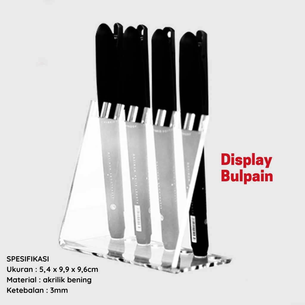 

Display bulpoin / Display pulpen akrilik / Tempat pulpen akrilik