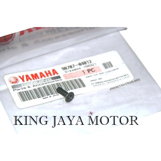 BAUT EMBLEM DASI KLAKSON RX KING 1983-2001 ORIGINAL YAMAHA 98707-04012