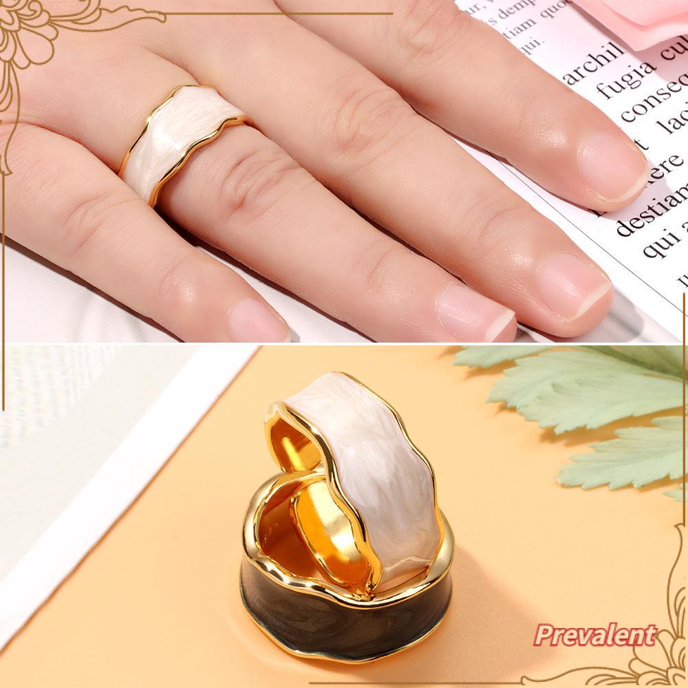 Preva Cincin Terbuka Wanita Cincin Kawin Handmade Adjustable