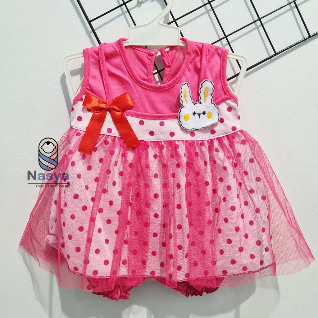 [MM-006] Setelan baju bayi 0 - 6 bulan motif bunga lucu tile