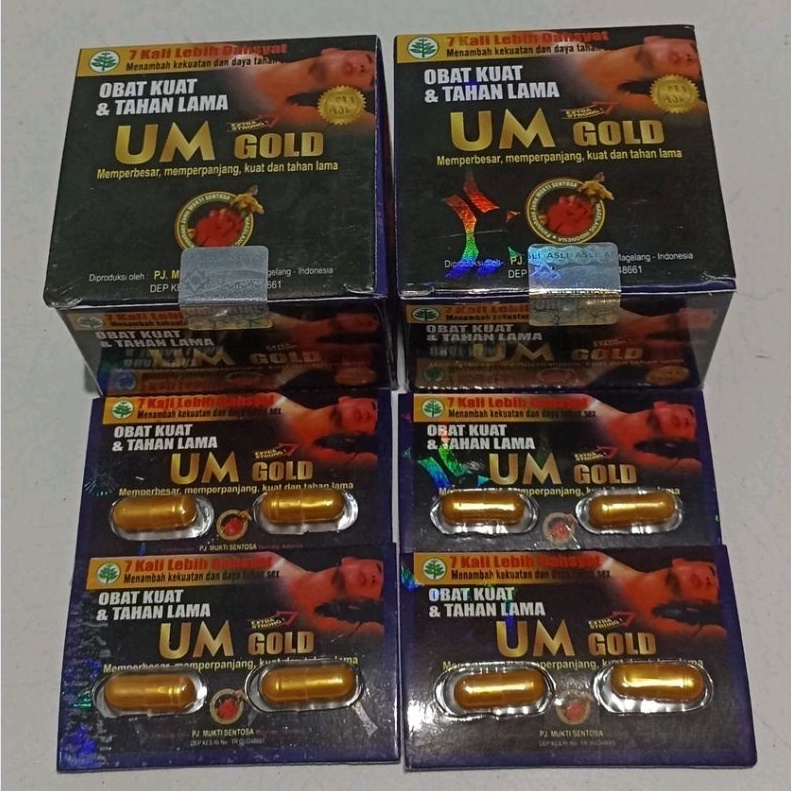 KAPSUL URAT MADU GOLD BLISTER ORI ulat madu capsule laki penambah stamina pria kuat tahan lama