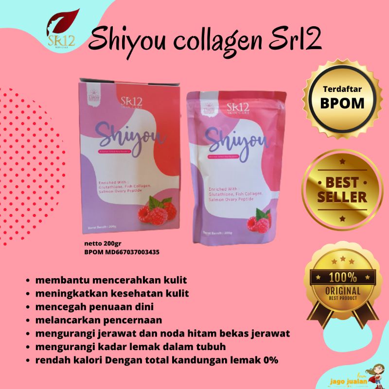 

colagen pemutih badan herbal sr12 menghilangkan bekas jerawat dan flek hitam