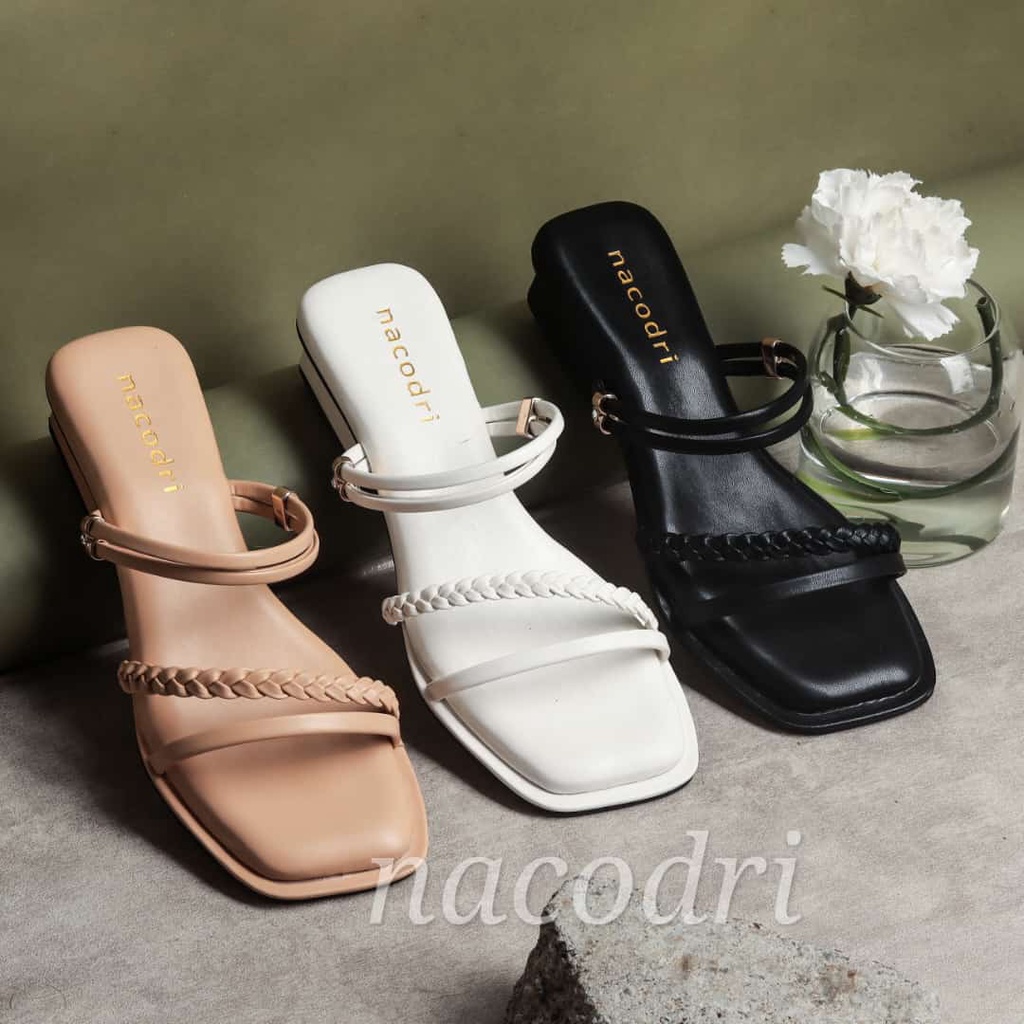 nacodri REINA sandal tali wanita heels 3cm