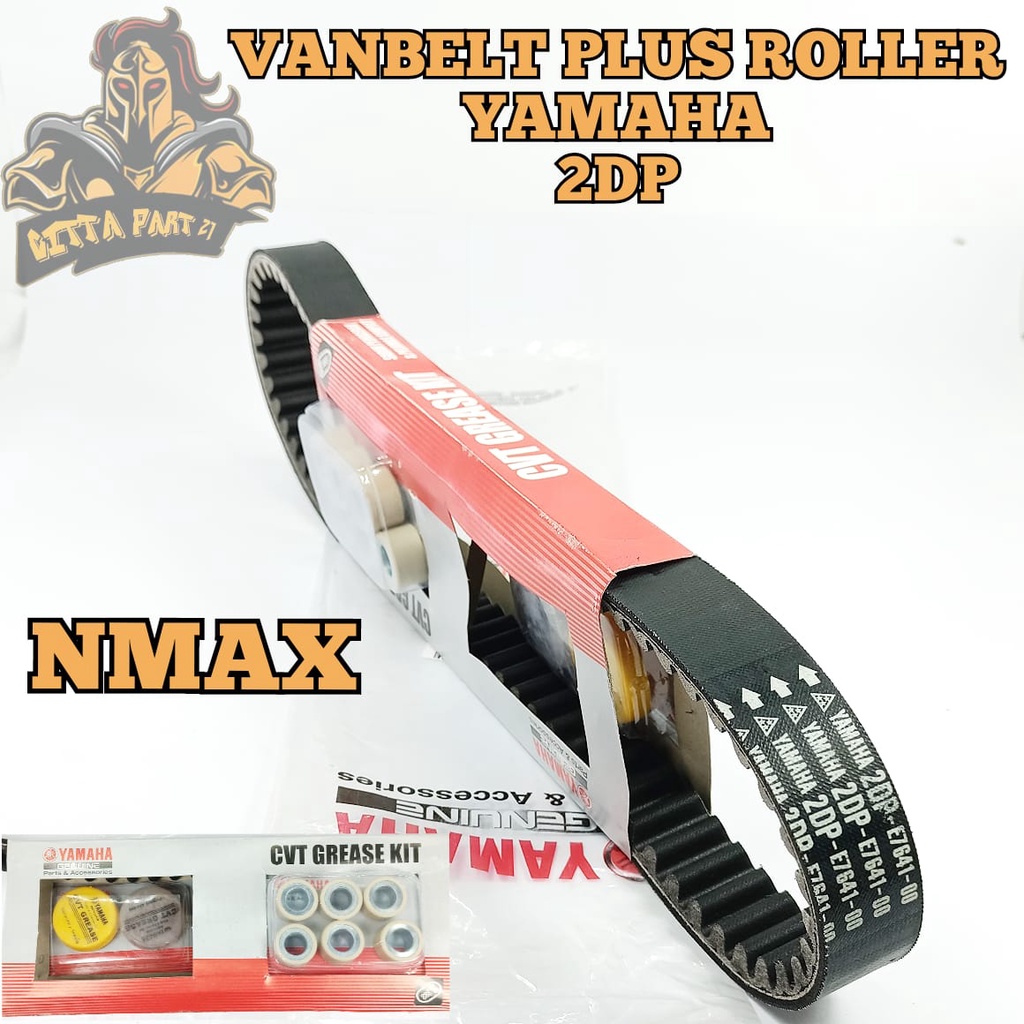 VANBELT V-BELT PLUS ROLLER YAMAHA 2DP KUALITAS ASLI ORIGINAL YAMAHA YGP PRESISI ANTI SELIP ROLLER AWET DAN DIJAMIN MANTAP NMAX 150 N MAX