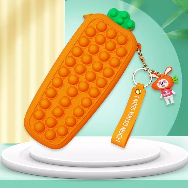 

BD012 - TEMPAT PENSIL POP IT / TEMPAT PENSIL KARAKTER / TEMPAT PENSIL BENTUK WORTEL / PENSIL CASE