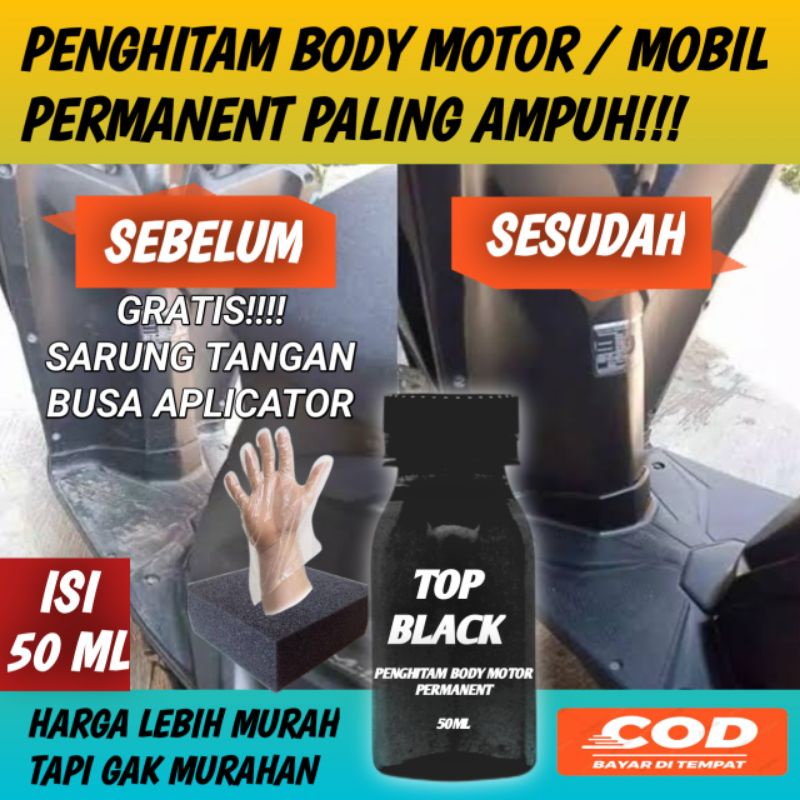 Penghitam motor /penghitam dasbord 50ml