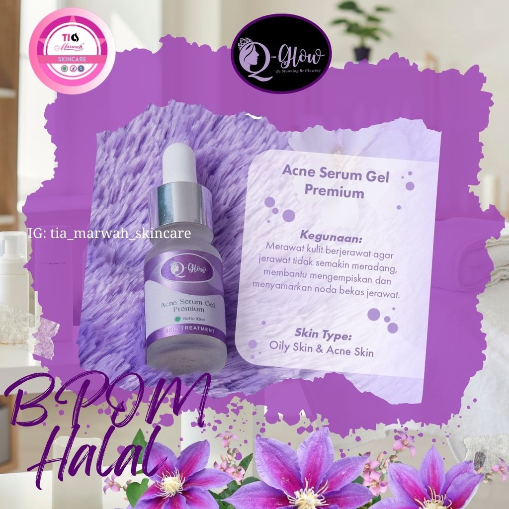 Q-Glow Acne Serum Gel Premium