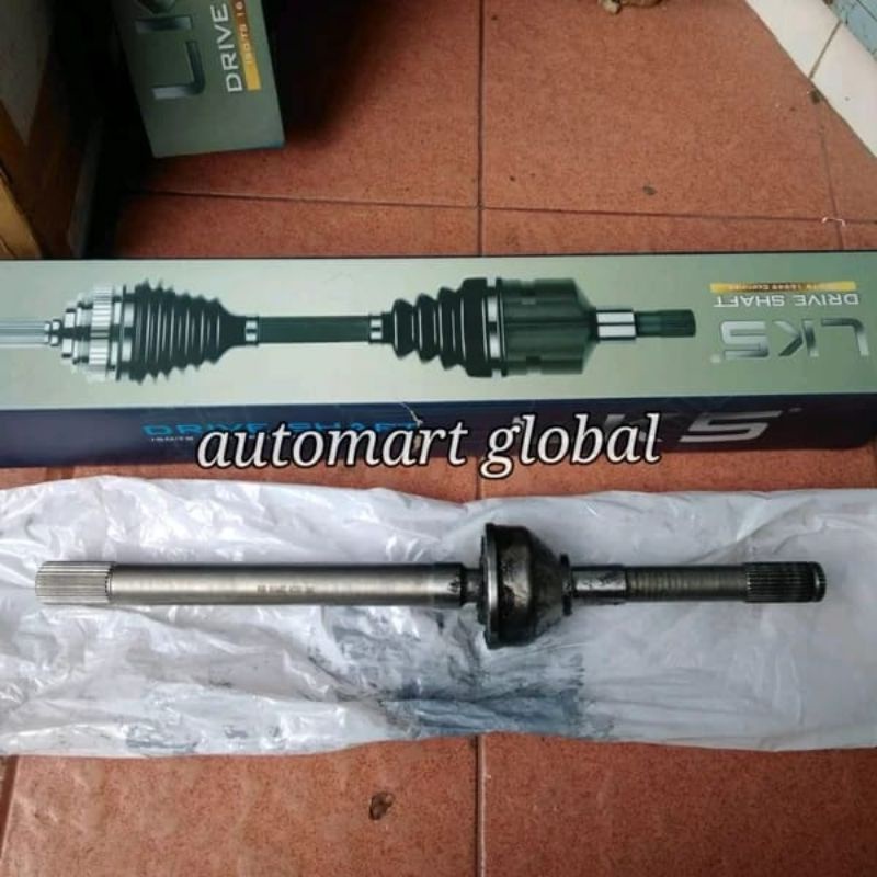 as roda depan cv joint komplit taft badak f50 pendek merk lks