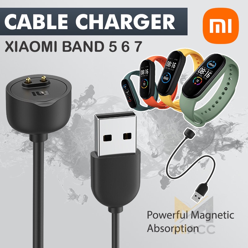 Kabel Charger Dock 30cm untuk Xiaomi Mi Band 5 6 7