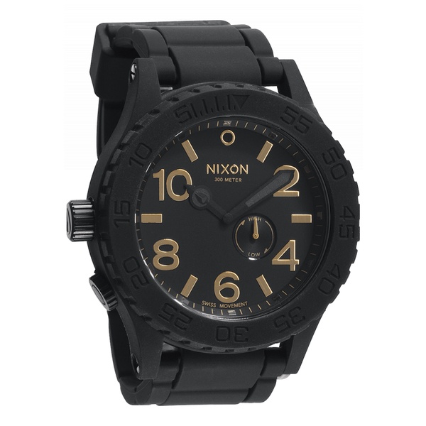 Nixon Rubber 51-30 Matte Black / Gold A2361041