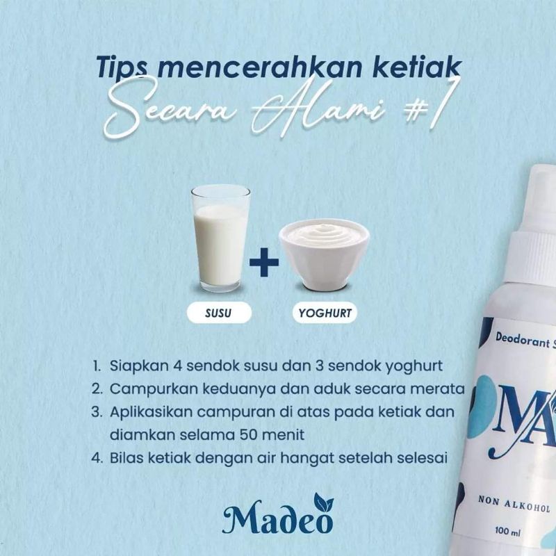 MADEO DEODORANT spray