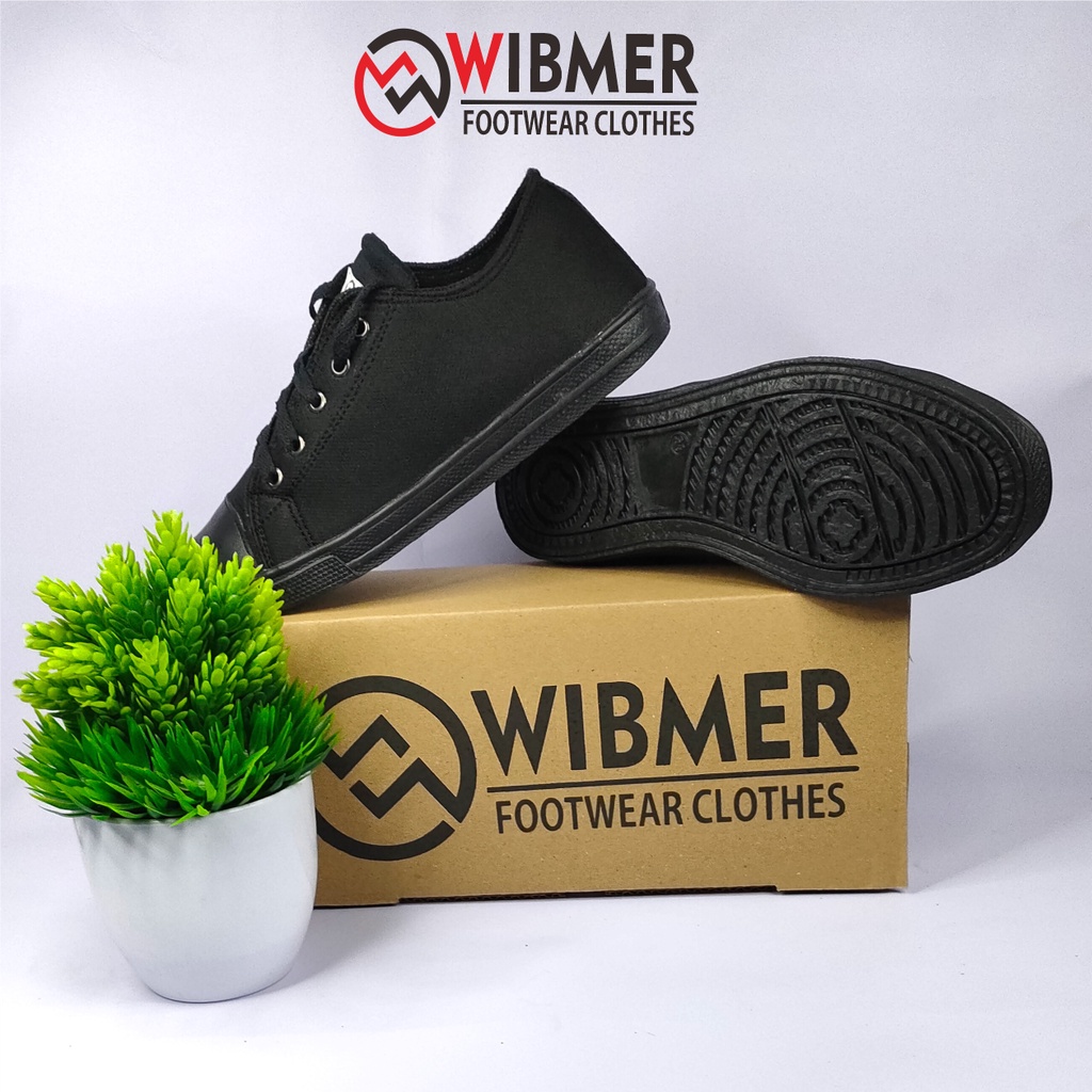 SEPATU SEKOLAH / SEPATU HITAM MURAH /  SEPATU SNEAKER HITAM POLOS / SEPATU HITAM PENDEK