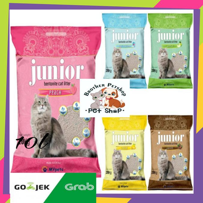Promo Pasir Kucing - Pasir Junior 25 liter 25L - Pasir Wangi Gumpal Kucing