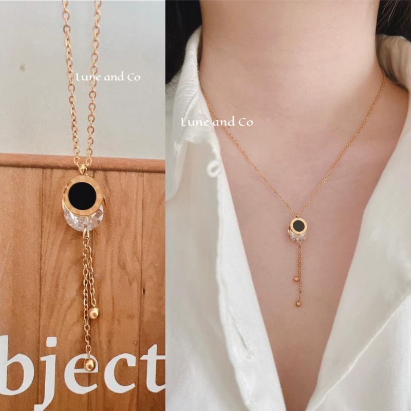 Kalung BV Mata Urai Titanium KS201