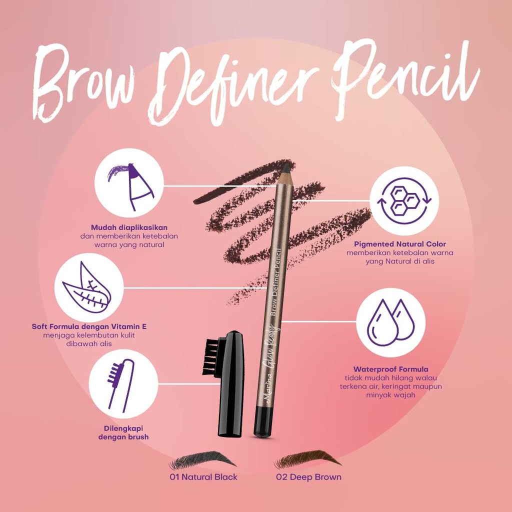 Marina Glow Ready Brow Definer Pencil