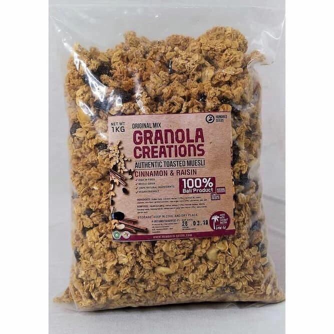 

Granola Creations Cinnamon And Raisin 1 Kg Menu Sarapan