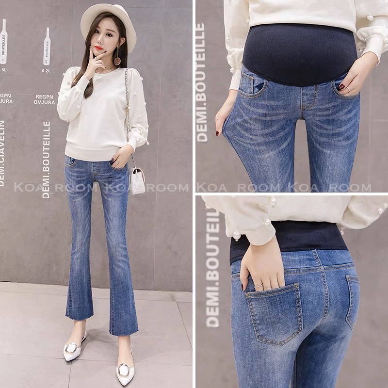 Maternity Cutbray Jeans ( Celana Hamil Jeans Cutbray )