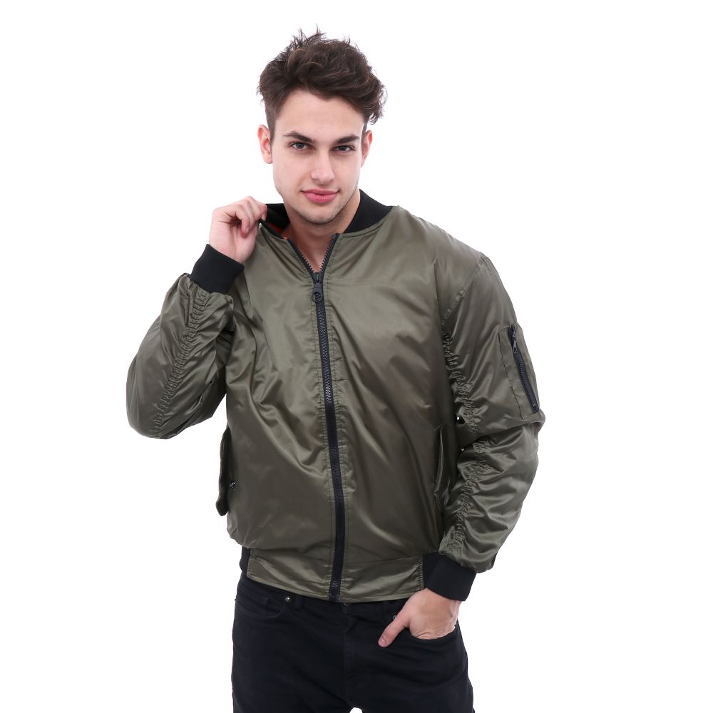 Men Summer Jacket Parasut Parasut Abu Tua – JAK 2208