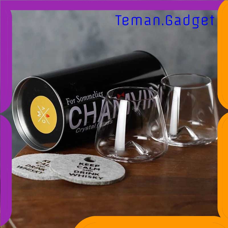 TG - DPR Loveyalty Gelas Cangkir Whisky Wine Glass Cup Sloki 300 ml - YJ0907