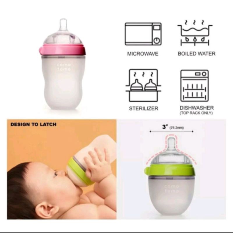 Botol Silikon Bayi Silicon Bottles Baby