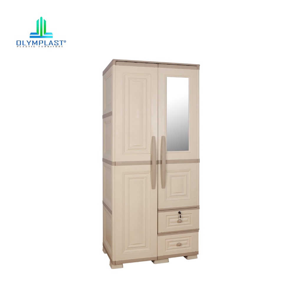 KHUSUS MALANG RAYA OTC Modern Lemari Plastik 2 Pintu Free Ongkir dan Pasang Malang Raya