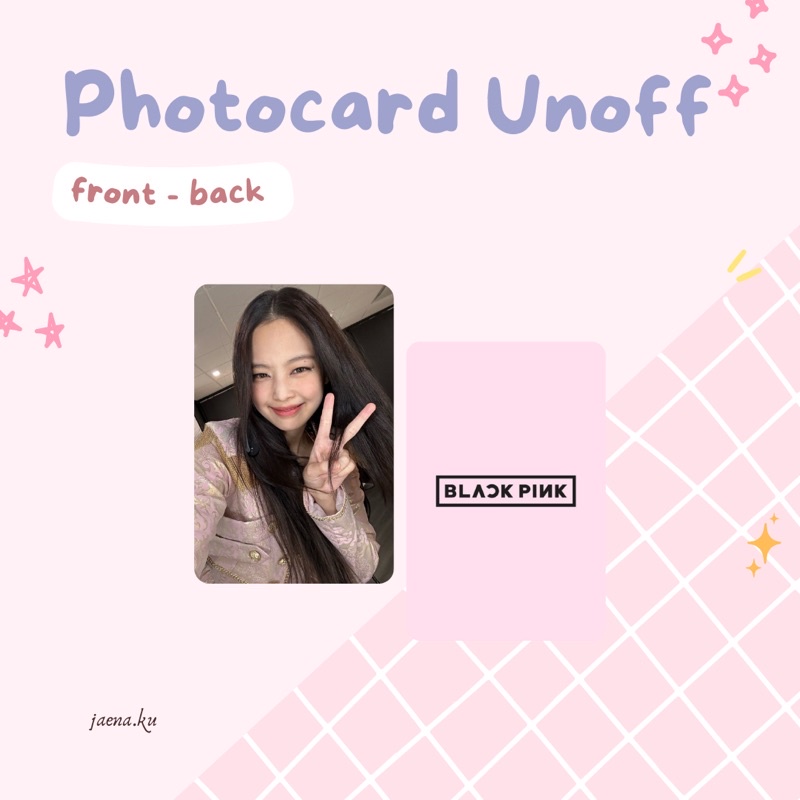 [BLACKPINK] PHOTOCARD UNOFF SELCA #3 BLACKPINK