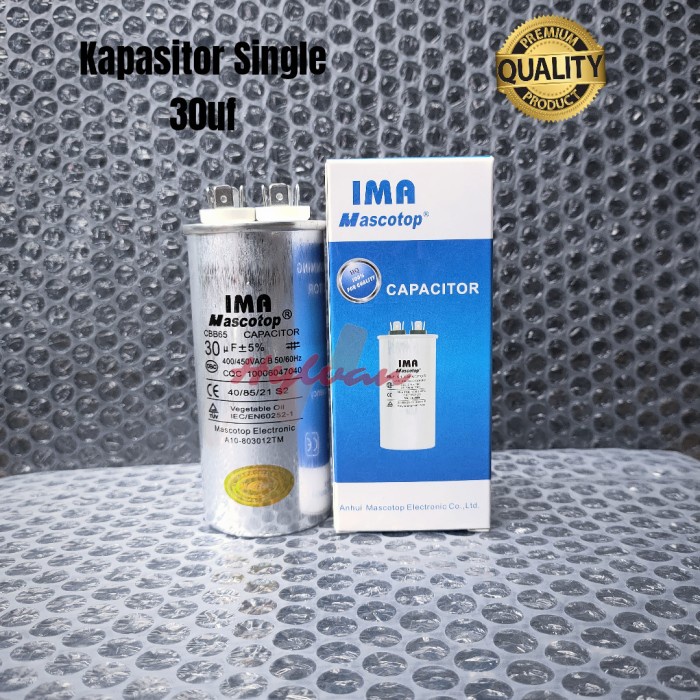 Kapasitor AC 30uf 1PK Panasonic Sharp Daikin Dll IMA Original