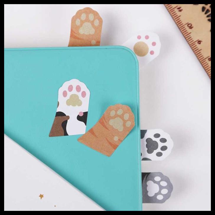 

Stiker Sticky Notes Cute Cat Paw