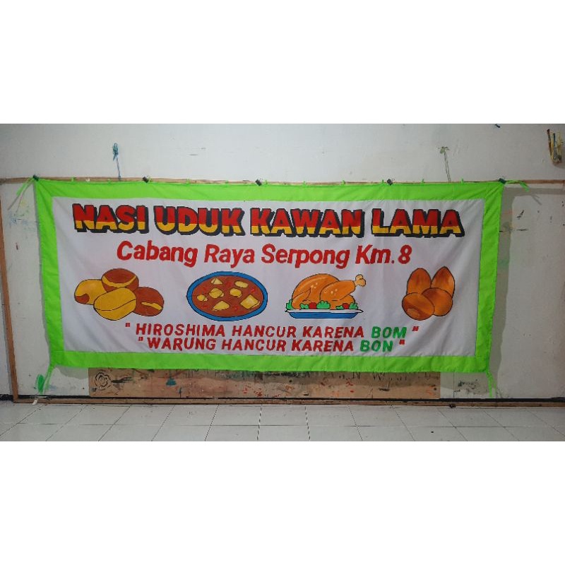spanduk warung spanduk kain spanduk lukis spanduk awet spanduk bakso spanduk pecep lele