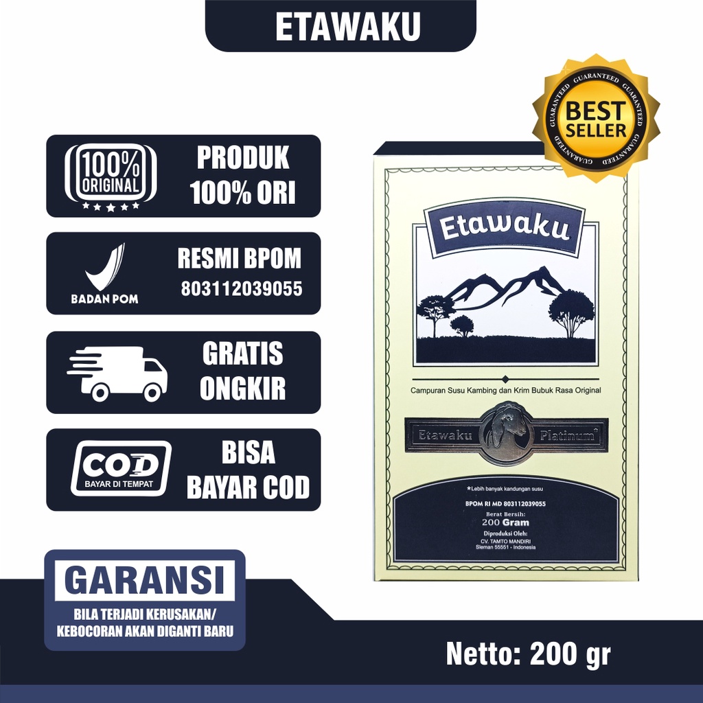 

Susu Kambing Etawaku Susu Kambing Bubuk Solusi Atasi Masalah Gangguan Pernapasan Nyeri Tulang Nyeri Sendi - 200gr