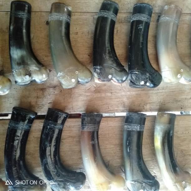 HOT Gagang golok bedog tanduk ukir manuk ♘ 861
