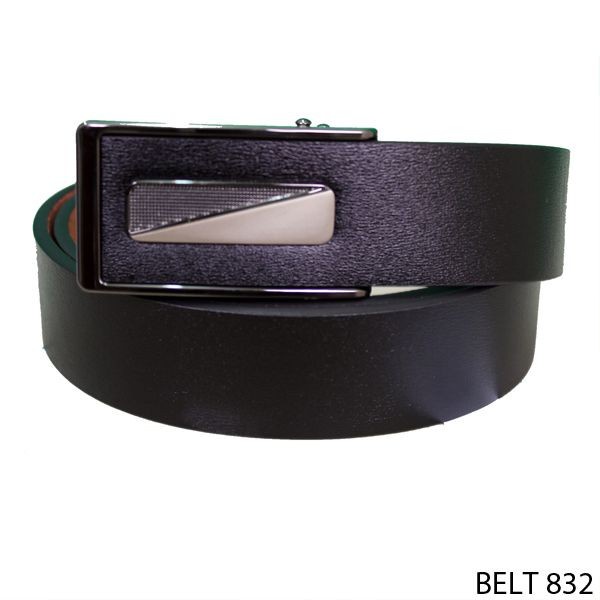 Men Belt Semi Kulit Hitam – BELT 832