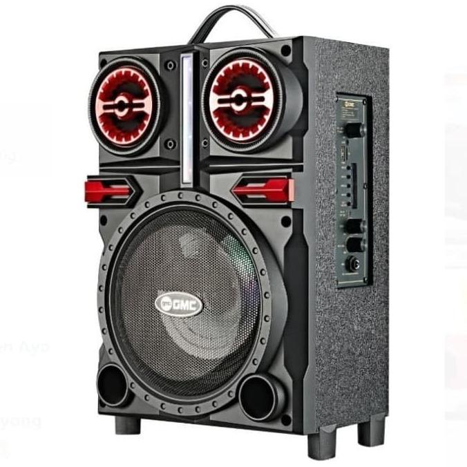 SPEAKER AKTIF PORTABLE GMC 8INCH 897H 897R / SPEKER BLUETOOTH KARAOKE ERF546T