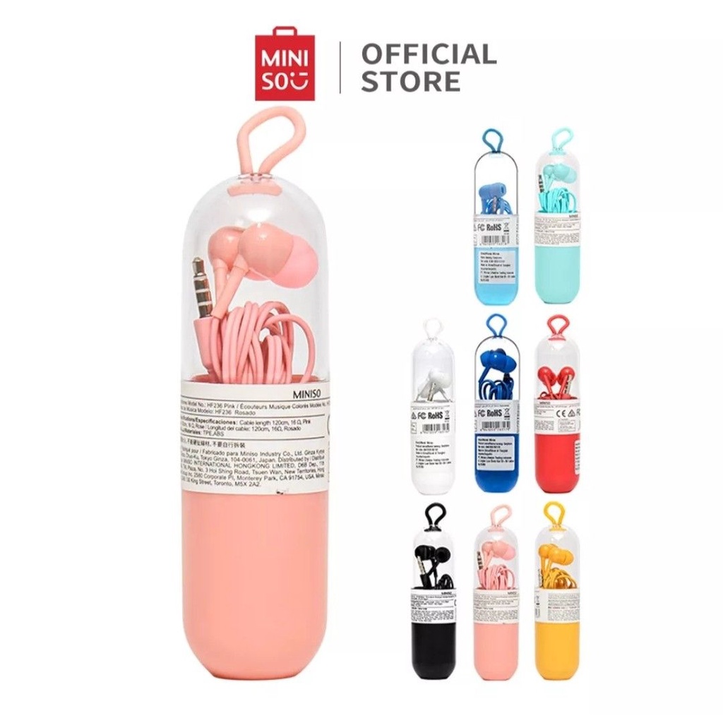 HEADSET MINISO KAPSUL EARPHONE