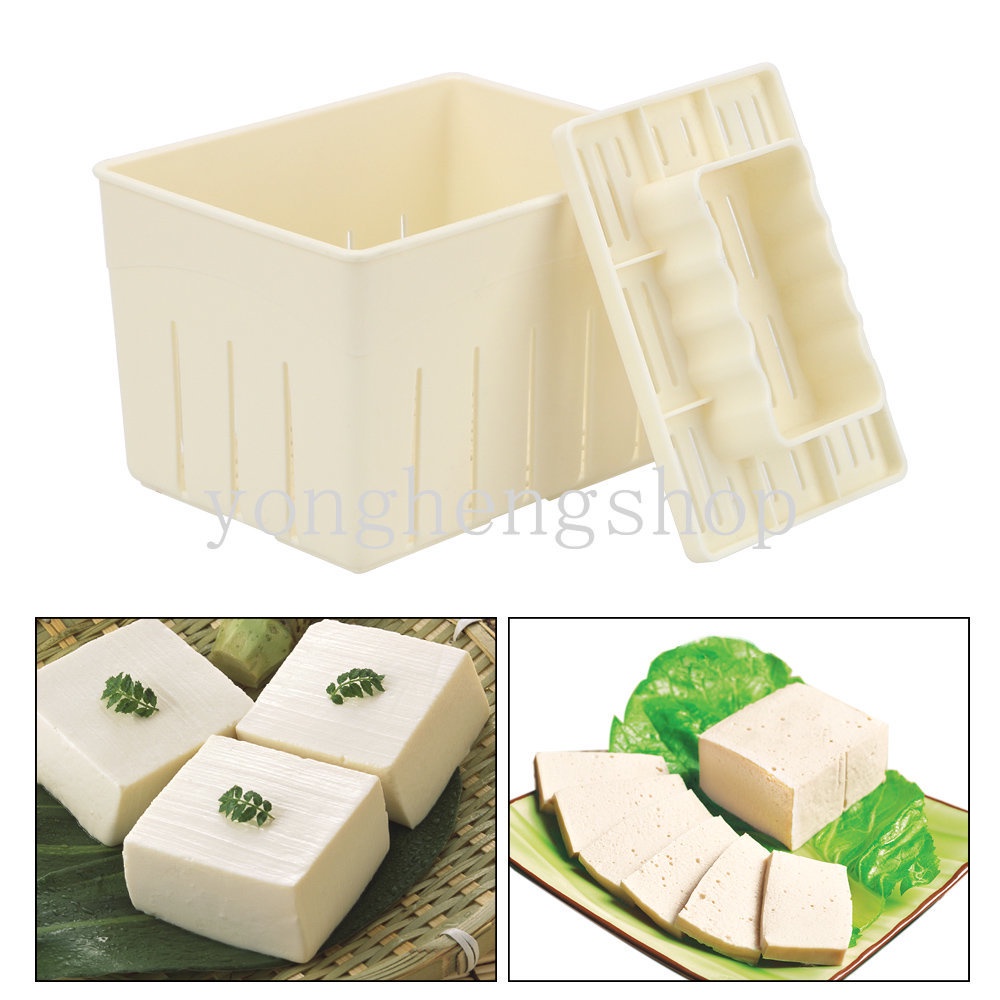 Diy Tofu Press Mould Maker Alat Pembuat Cetakan Tahu Homemade Kotak Alat Pembuat Tahu Kulit Kedelai Dapur Gadget