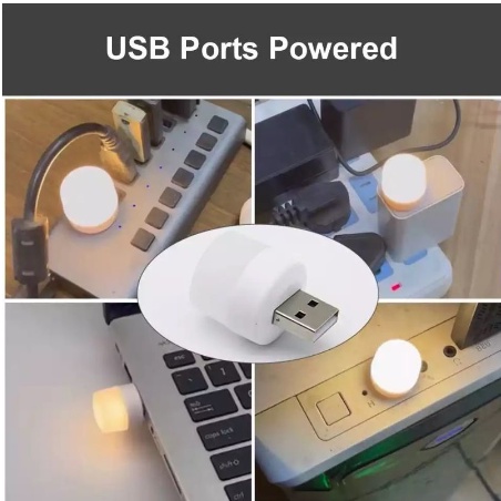 [ ABJ ] Lampu LED USB Mini /Lampu Baca Bulat