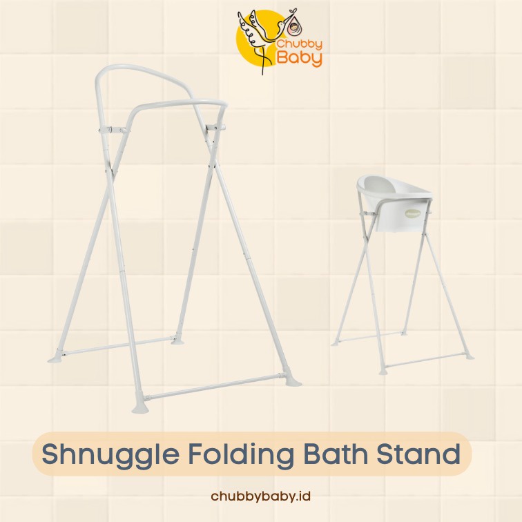 Shnuggle Folding Bath Stand | Kaki Bak Mandi Bathtub