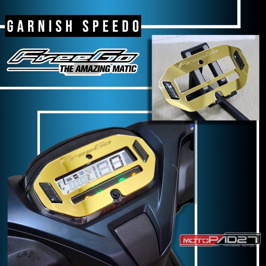 Garnis Spidometer Yamaha FREEGO Garnis Speedometer Antigores Freego