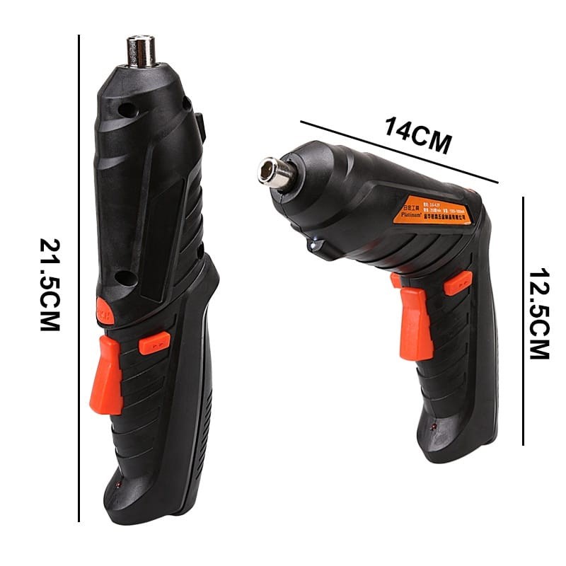 BOR48 - Set Mesin Bor Obeng Elektrik Cordless Screwdriver Mesin Bor