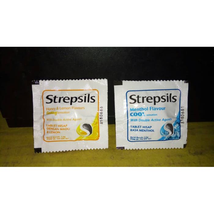 

STREPSILS PERMEN 1 BUTIR RASA MENTHOL COOL SOOTHING HONEY LEMON