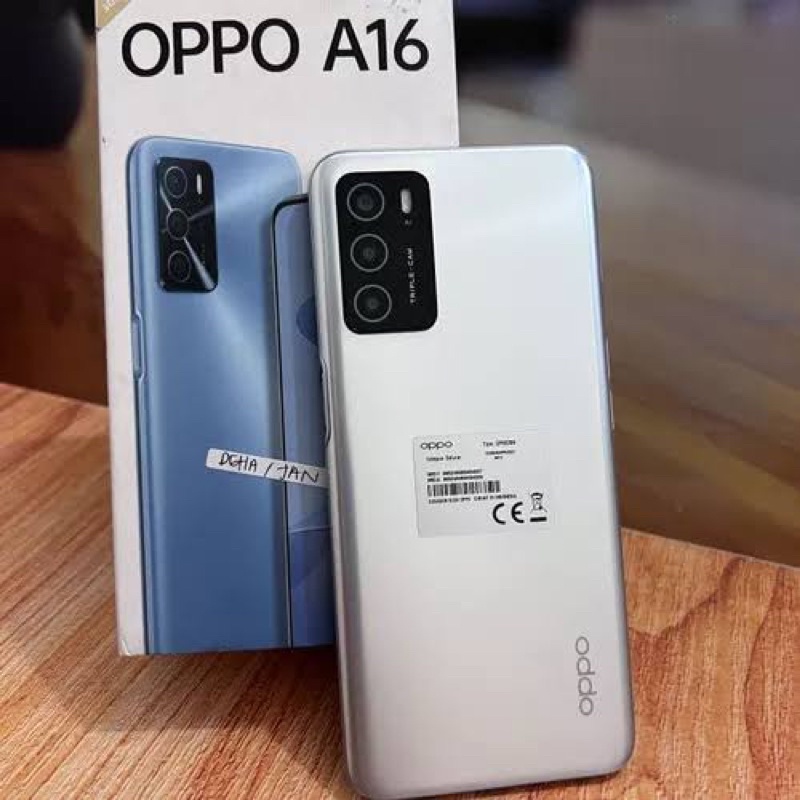 Oppo a16 ram 3 internal 32gb Bekas