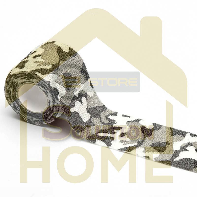 HSS TOOLS - FORAUTO Camouflage Retractable Tape Hunting Survival Kit Lakban - H10