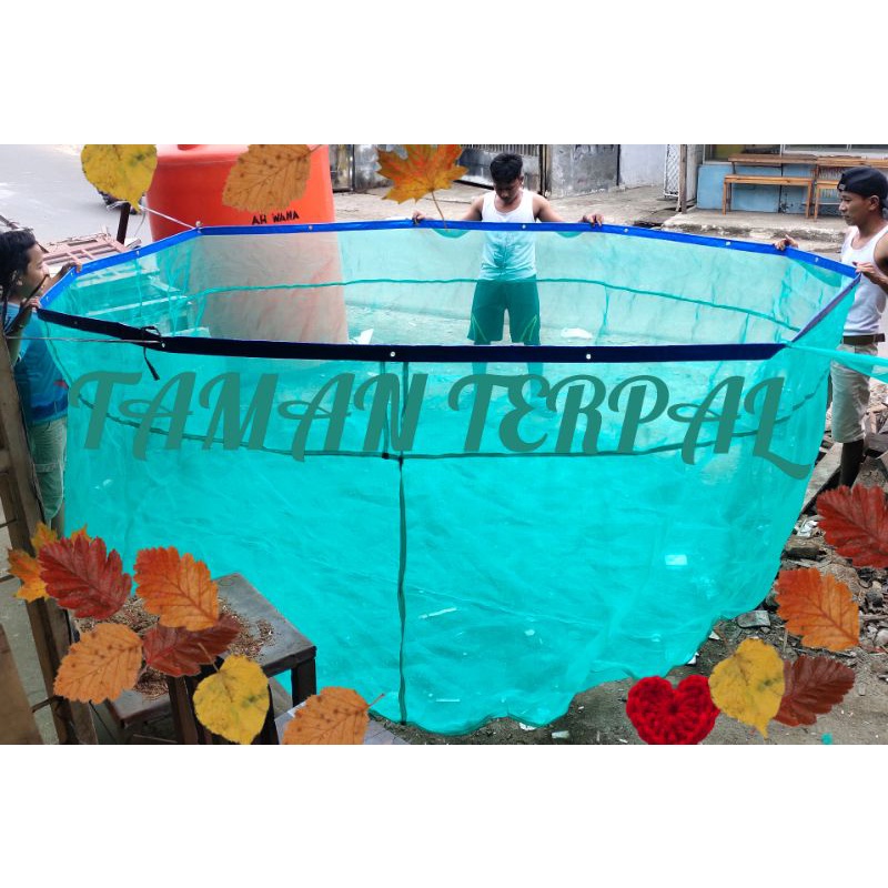 JARING WARING KERAMBA IKAN D4 T1 JARING BULAT HIJAU/WARING