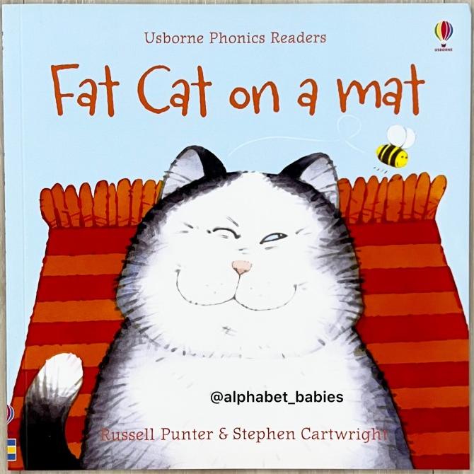 

Usborne Phonics Readers Fat Cat on a Mat Story Book