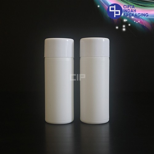 BOTOL YARDLEY / BOTOL SABUN 60 ML PUTIH - TUTUP PUTIH POLOS