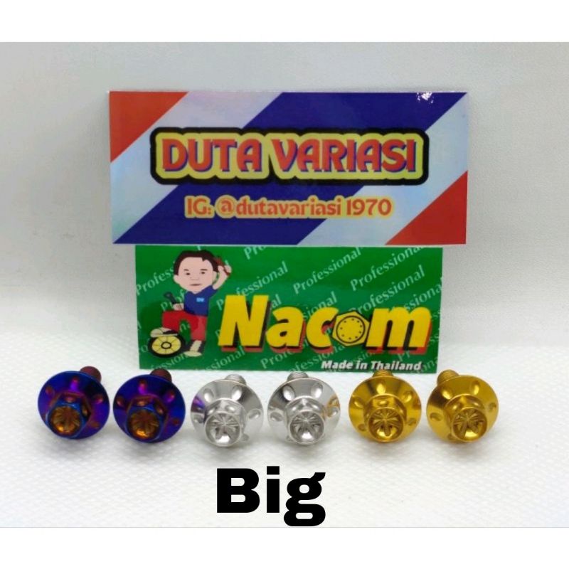 NACOM DV Baut Tameng Knalpot + Baut Corong Knalpot ADV 150