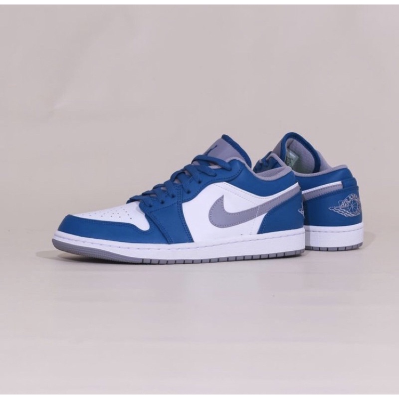 NIKE AIR JORDAN 1 LOW SE “STEEL BLUE/GREY/WHITE"  ORIGINAL (BNWB