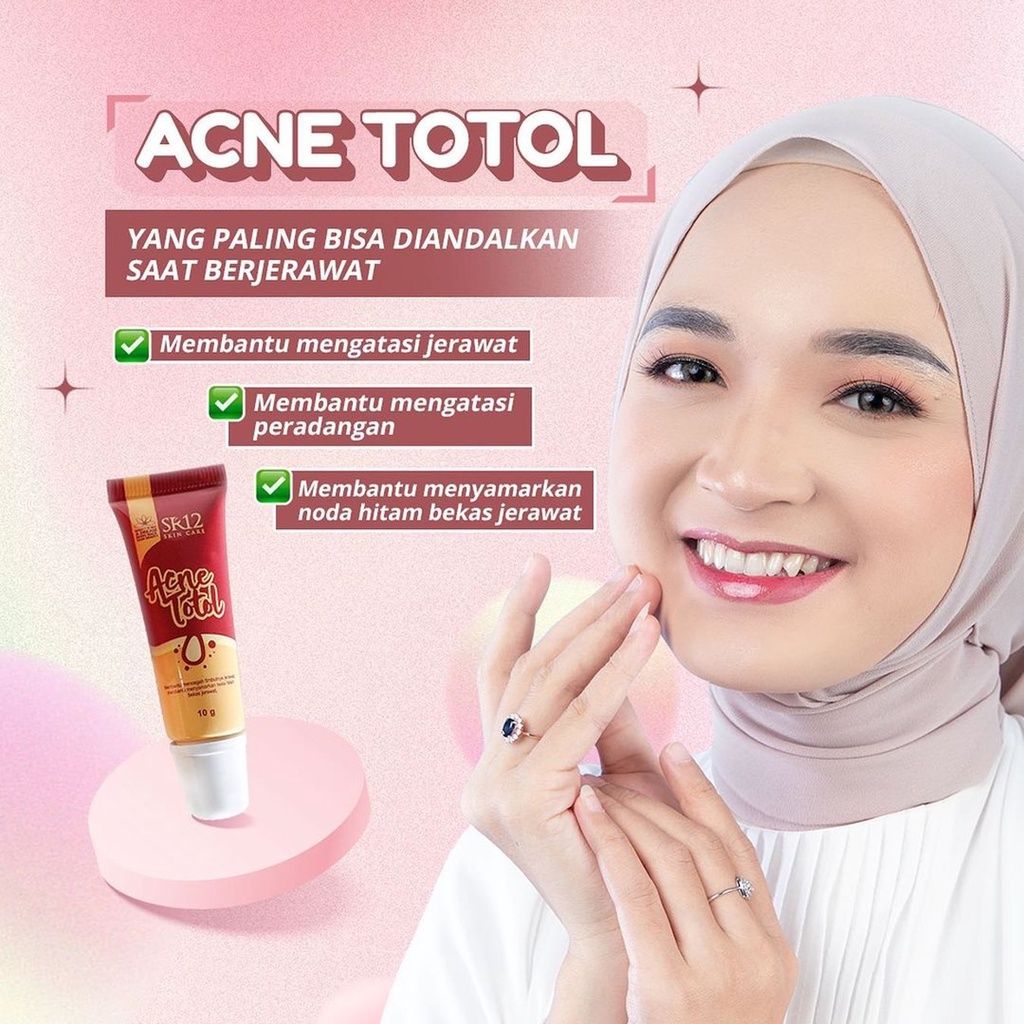 Skincare Wajah Berjerawat BPOM | Acne Series SR12 Skincare | Acne Moist | Acne Totol | Acne Serum | Acne Toner | Solusi Ampuh Atasi Jerawat | Menghilangkan Jerawat dan Bekas Jerawat | Krim Jerawat | Jerawat Bruntusan | Jerawat Batu | Jerawat Membandel