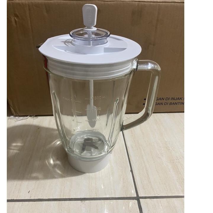 Ready Set jar blender philips Turbo kaca Hr 2116 , 2115 , 2061 , 2071 , EHM 8089 8099 8000 gelas bes